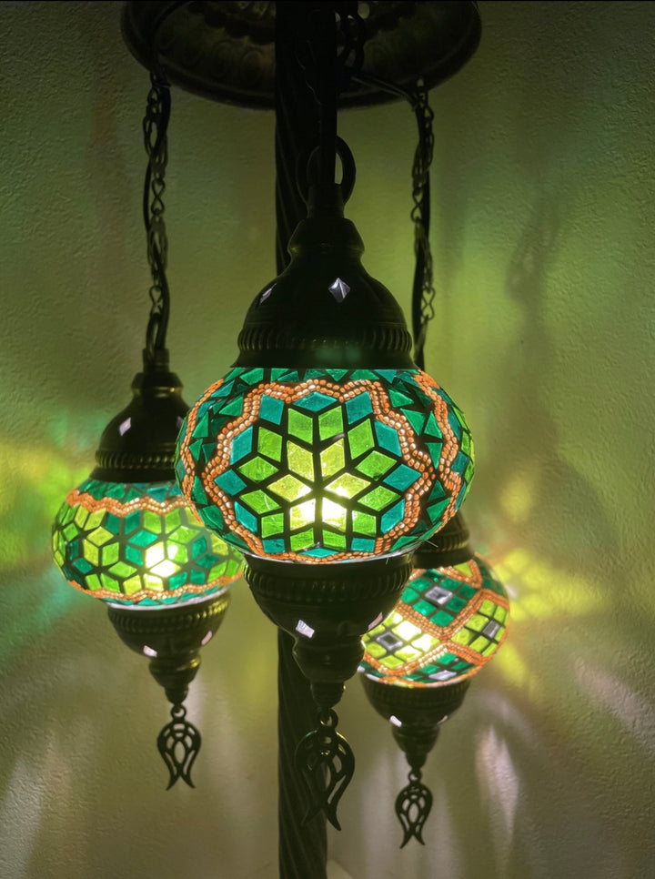 3灯スタンドランプ(S)　トール