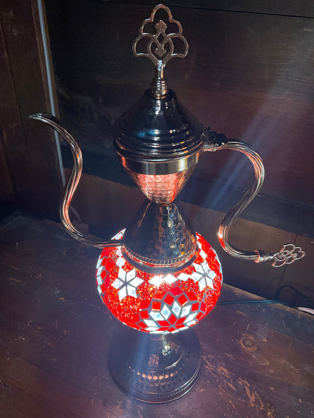 水差し型シルバースタンドランプ(M)