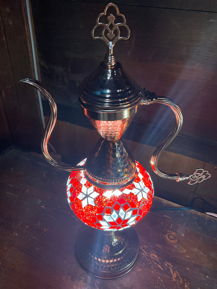 水差し型シルバースタンドランプ(M)